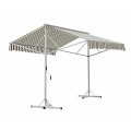 Toldo Gazebo retráctil doble cara plegable doble cara con soporte